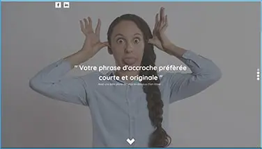 Template à personnaliser proposé par webdesigner Lacomethic