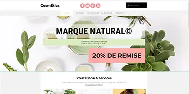 Modèle de site Lacomethic